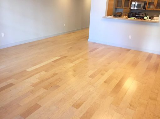 5″ Pre-finished Natural Maple (Floated Installation)